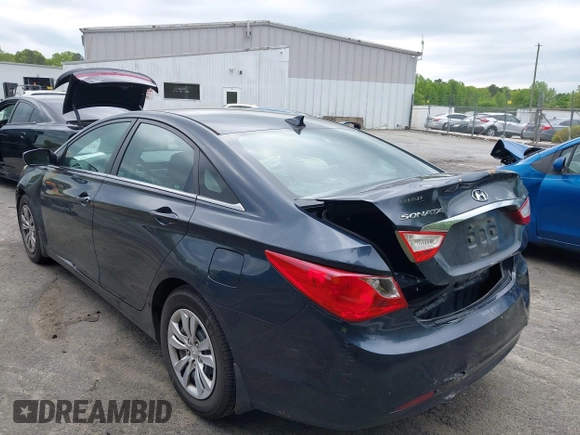 2013 Hyundai Sonata GLS with VIN 5NPEB4AC0DH606973, listed as a IAAI auction lot 42027694 with 243,935 mi miles and . Bid and sale history available at carsss.com. Image 3.