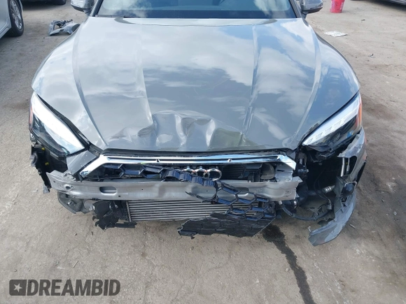 2023 Audi A5 Sportback S line Premium Plus with VIN WAUFACF50PA040074, listed as a IAAI auction lot 41933197 with 21,871 mi miles and . Bid and sale history available at DreamBid. Image 6.