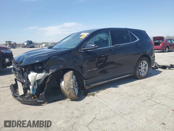 2019 Chevrolet Equinox LT with VIN 2GNAXKEV0K6151535, listed as a Copart auction lot 50631835 with 93,937 mi miles and Salvage Title. Bid and sale history available at DreamBid. Image 1.