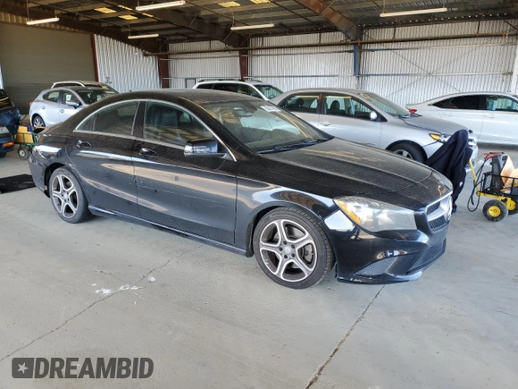 2014 Mercedes-Benz CLA 250 with VIN WDDSJ4EB8EN086634, listed as a Copart auction lot 55623495 with 228,185 mi miles and Salvage title. Bid and sale history available at DreamBid. Image 4.