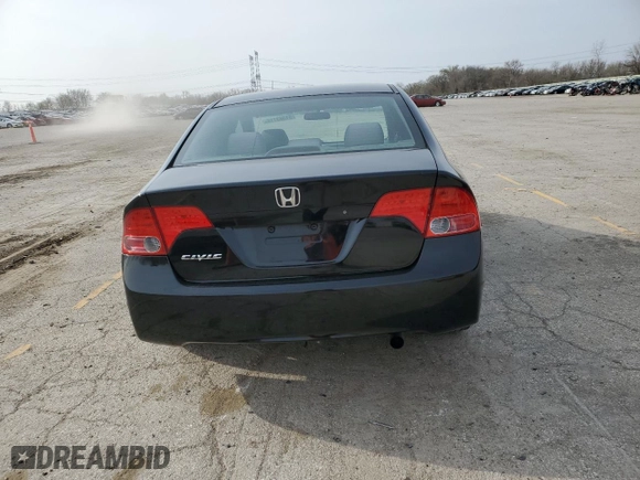 2007 Honda Civic Sdn LX with VIN 1HGFA16587L135771, listed as a Copart auction lot 51303115 with 174,251 mi miles and Salvage Title. Bid and sale history available at carsss.com. Image 6.