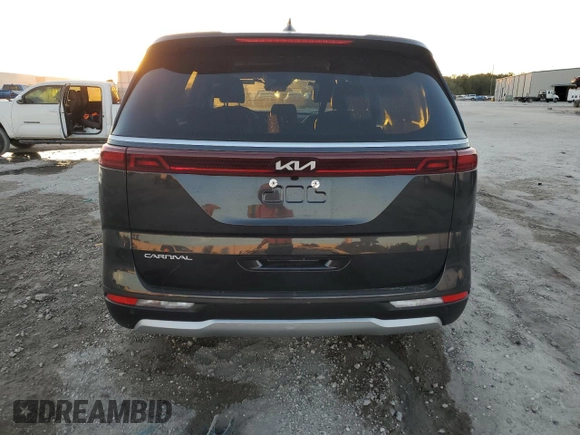 2024 Kia Carnival LX with VIN KNDNB4H34R6372151, listed as a Copart auction lot 76186714 with 0 mi miles and Non Repairable. Bid and sale history available at carsss.com. Image 6.