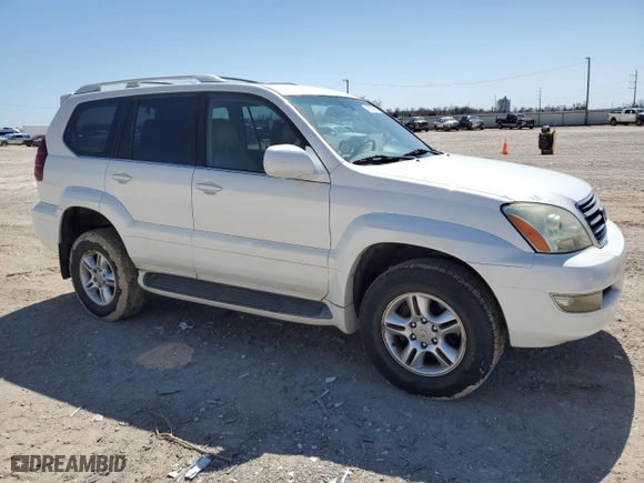 2005 Lexus GX 470 with VIN JTJBT20X250094573, listed as a Copart auction lot 48714955 with 210,436 mi miles and Clean Title. Bid and sale history available at carsss.com. Image 4.