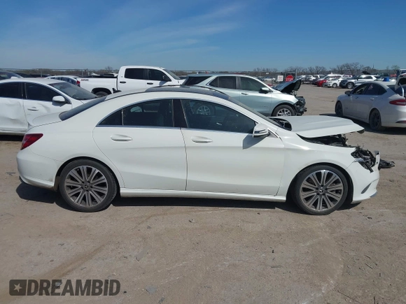 2018 Mercedes-Benz CLA with VIN WDDSJ4EB6JN546206, listed as a IAAI auction lot 41867405 with 161,389 mi miles. Bid and sale history available at carsss.com. Image 12.