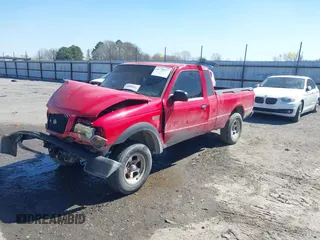 2002 Ford Ranger XL Fleet with VIN 1FTYR44V62PB33135, listed as a IAAI auction lot 41770522 with 231,112 mi miles. Bid and sale history available at carsss.com. Image 2.