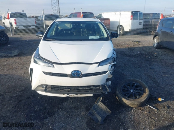 2022 Toyota Prius LE with VIN JTDL9MFU4N3037305, listed as a IAAI auction lot 41596423 with 60,775 mi miles. Bid and sale history available at carsss.com. Image 12.