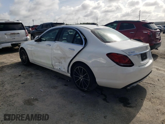2021 Mercedes-Benz C 300 z VIN W1KWF8DB2MR631388, wystawiony jako Copart lot #59914035 z przebiegiem 45 794 mil mil oraz Szkoda całkowita • Salvage title. Historia ofert i sprzedaży dostępna na DreamBid. Obrazek 2.