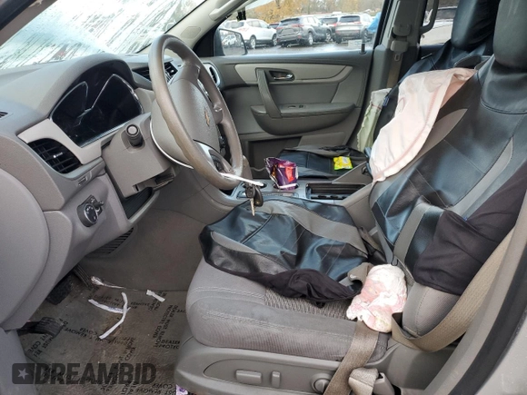 2013 Chevrolet Traverse LS with VIN 1GNKVFKD0DJ196025, listed as a Copart auction lot 82359024 with 121,414 mi miles and Salvage Title. Bid and sale history available at DreamBid. Image 7.