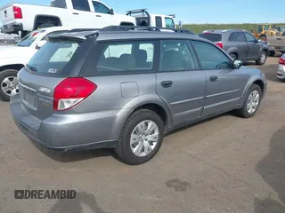 2008 Subaru Outback with VIN 4S4BP60C187331573, listed as a IAAI auction lot 41564324 with 292,807 mi miles and . Bid and sale history available at DreamBid. Image 4.