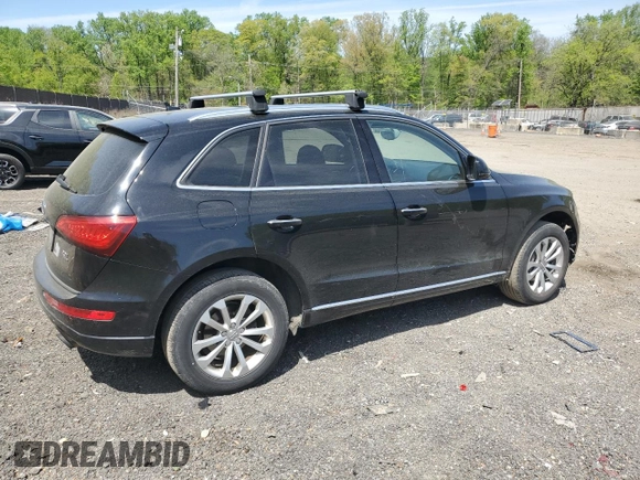 2016 Audi Q5 Premium with VIN WA1C2AFP3GA111576, listed as a Copart auction lot 53887185 with 120,542 mi miles and Salvage title. Bid and sale history available at DreamBid. Image 3.