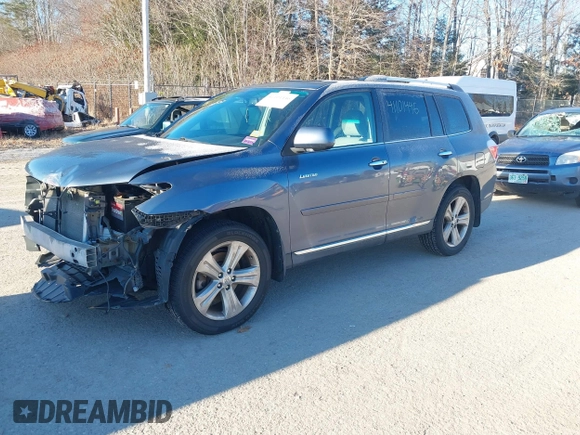 2013 Toyota Highlander Limited with VIN 5TDDK3EH5DS189890, listed as a IAAI auction lot 41101446 with 136,648 mi miles and . Bid and sale history available at DreamBid. Image 2.