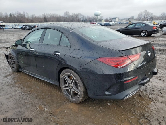 2022 Mercedes-Benz CLA with VIN W1K5J4HB6NN321119, listed as a Copart auction lot 84884294 with 22,586 mi miles and Salvage Title. Bid and sale history available at carsss.com. Image 2.