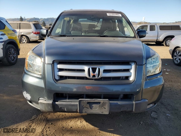 2006 Honda Pilot EX-L with RES with VIN 5FNYF18656B020609, listed as a Copart auction lot 42392465 with 80,521 mi miles and Salvage Title. Bid and sale history available at carsss.com. Image 5.