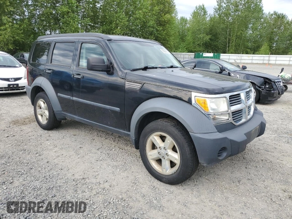 2007 Dodge Nitro SXT with VIN 1D8GU28K77W550017, listed as a Copart auction lot 56302935 with 111,481 mi miles and Clean Title. Bid and sale history available at DreamBid. Image 4.