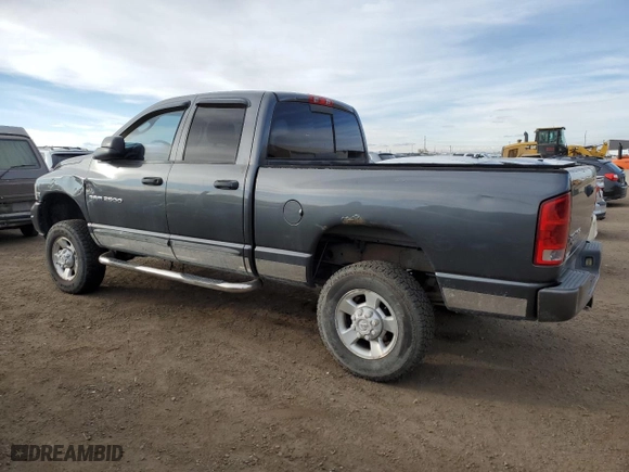 2004 Dodge Ram 2500 SLT with VIN 3D7KU28D74G106727, listed as a Copart auction lot 49052235 with 247,909 mi miles and Salvage Title. Bid and sale history available at carsss.com. Image 2.