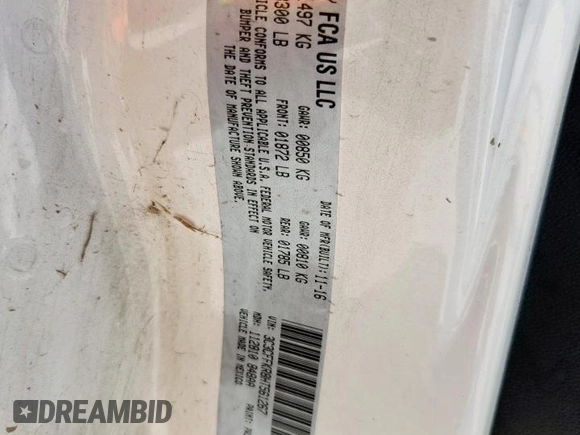 2017 FIAT 500 Pop with VIN 3C3CFFKR8HT561267, listed as a Copart auction lot 57788795 with 35,766 mi miles and Salvage title. Bid and sale history available at DreamBid. Image 12.