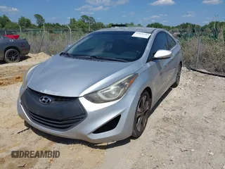 2014 Hyundai Elantra z VIN KMHDH6AH1EU025261, wystawiony jako IAAI lot #42021543 z przebiegiem 147 812 mil mil oraz . Historia ofert i sprzedaży dostępna na DreamBid. Obrazek 2.