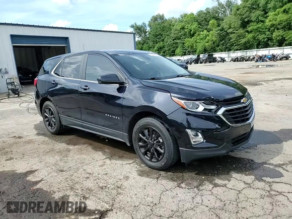 2021 Chevrolet Equinox LT with VIN 3GNAXKEV8MS142635, listed as a Copart auction lot 60846595 with 86,713 mi miles and Salvage title. Bid and sale history available at DreamBid. Image 14.