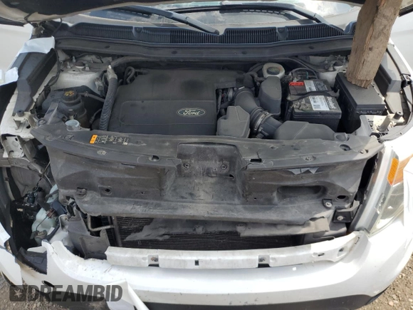 2013 Ford Explorer with VIN 1FM5K7B81DGB04386, listed as a Copart auction lot 56817415 with Not provided miles and Salvage title. Bid and sale history available at DreamBid. Image 12.