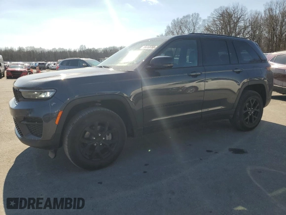 2024 Jeep Grand Cherokee Laredo X with VIN 1C4RJHAG3RC177071, listed as a Copart auction lot 46480755 with 6,031 mi miles and Salvage Title. Bid and sale history available at carsss.com. Image 1.