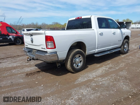 2019 Ram 2500 Big Horn with VIN 3C6UR5DL2KG675282, listed as a IAAI auction lot 41729803 with 88,084 mi miles and . Bid and sale history available at DreamBid. Image 4.