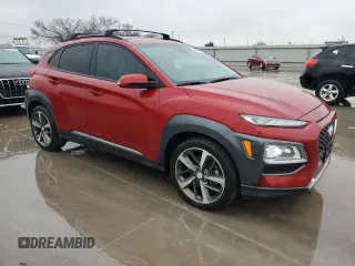 2021 Hyundai Kona Limited with VIN KM8K33A57MU600861, listed as a Copart auction lot 45422175 with 70,554 mi miles and Salvage Title. Bid and sale history available at carsss.com. Image 4.