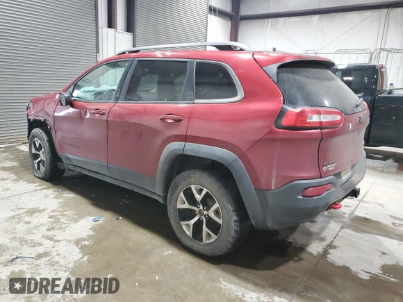 2017 Jeep Cherokee Trailhawk z VIN 1C4PJMBS4HW504142, wystawiony jako Copart lot #87918245 z przebiegiem 133 324 mil mil oraz Szkoda całkowita • Salvage title. Historia ofert i sprzedaży dostępna na DreamBid. Obrazek 2.