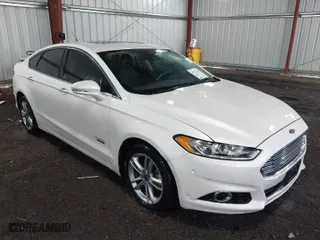 2015 Ford Fusion Energi Titanium with VIN 3FA6P0SU7FR206470, listed as a IAAI auction lot 38762140 with 108,857 mi miles. Bid and sale history available at carsss.com. Image 1.