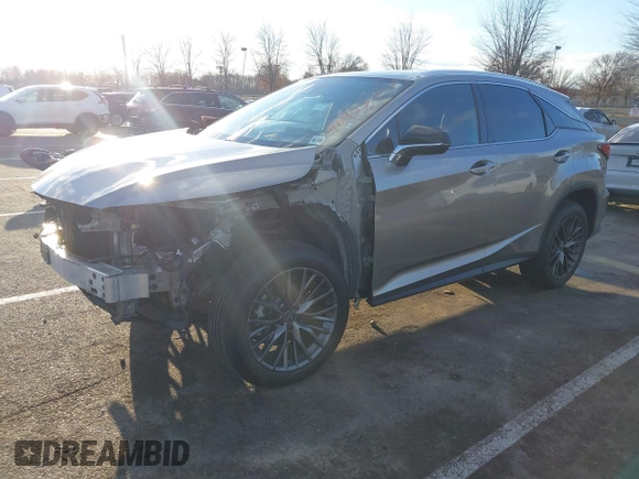2021 Lexus RX with VIN 2T2SZMDA6MC307463, listed as a IAAI auction lot 40955402 with 7,308 mi miles. Bid and sale history available at carsss.com. Image 19.