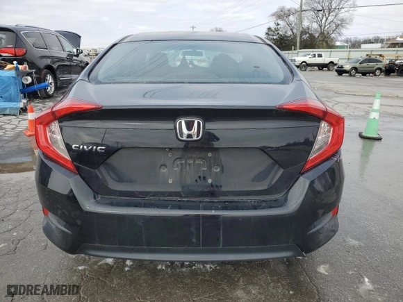 2016 Honda Civic Sedan LX with VIN 19XFC2F56GE205470, listed as a Copart auction lot 46096395 with 131,531 mi miles and Salvage Title. Bid and sale history available at carsss.com. Image 6.