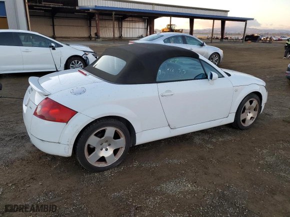 2002 Audi TT with VIN TRUUT28NX21006069, listed as a Copart auction lot 80497114 with 159,912 mi miles and Clean Title. Bid and sale history available at carsss.com. Image 3.