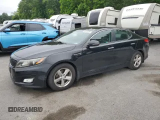2015 Kia Optima LX z VIN 5XXGM4A70FG490162, wystawiony jako Copart lot #61233295 z przebiegiem 156 802 mil mil oraz Czysty tytuł • Clean title. Historia ofert i sprzedaży dostępna na DreamBid. Obrazek 1.