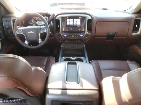 2015 Chevrolet Silverado 1500 High Country with VIN 3GCUKTECXFG327686, listed as a Copart auction lot 45589115 with 94,970 mi miles and Salvage Title. Bid and sale history available at carsss.com. Image 8.