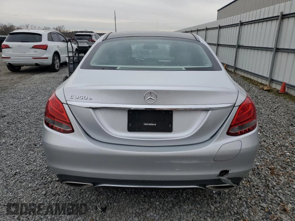 2017 Mercedes-Benz C 350e with VIN 55SWF4HB6HU231454, listed as a Copart auction lot 89350325 with Not Provided miles and Clean Title. Bid and sale history available at DreamBid. Image 6.