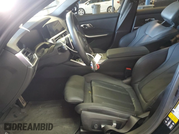 2022 BMW 3 Series 330i xDrive with VIN 3MW5R7J00N8C68253, listed as a Copart auction lot 89153665 with 0 mi miles and Salvage Title. Bid and sale history available at carsss.com. Image 7.