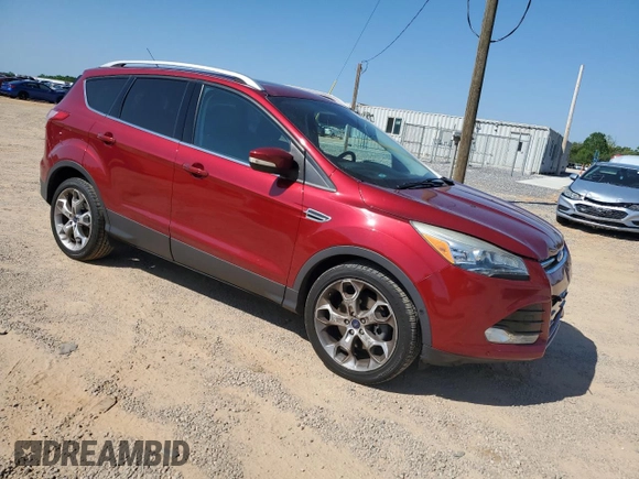 2015 Ford Escape Titanium with VIN 1FMCU0J99FUB10833, listed as a Copart auction lot 52291855 with 119,666 mi miles and Salvage Title. Bid and sale history available at DreamBid. Image 4.