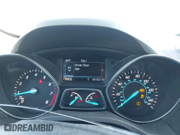 2016 Ford Escape SE with VIN 1FMCU0G73GUC76322, listed as a IAAI auction lot 41796746 with 61,821 mi miles. Bid and sale history available at carsss.com. Image 7.