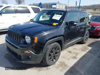 2017 Jeep Renegade Latitude with VIN ZACCJABB8HPF19043, listed as a IAAI auction lot 41741650 with 155,260 mi miles and . Bid and sale history available at DreamBid. Image 2.