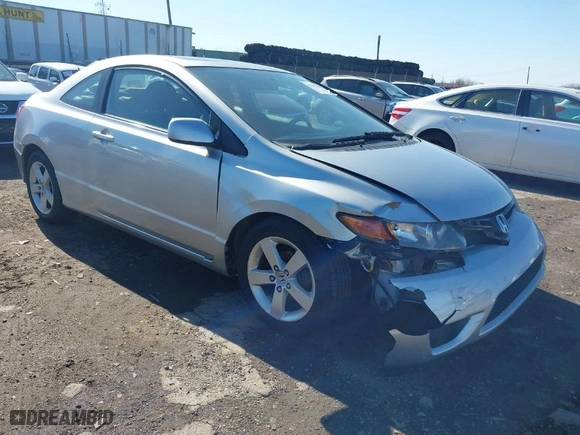 2008 Honda Civic Cpe EX with VIN 2HGFG12808H545624, listed as a IAAI auction lot 41542165 with 144,893 mi miles. Bid and sale history available at carsss.com. Image 1.