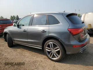 2016 Audi SQ5 3.0T Technik with VIN WA1LCAFP9GA032281, listed as a Copart auction lot 60234744 with 0 mi miles and Salvage Title. Bid and sale history available at carsss.com. Image 2.