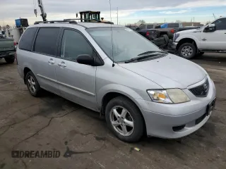 2003 Mazda MPV LX with VIN JM3LW28J930347908, listed as a Copart auction lot 86700124 with 231,753 mi miles and Salvage Title. Bid and sale history available at carsss.com. Image 4.