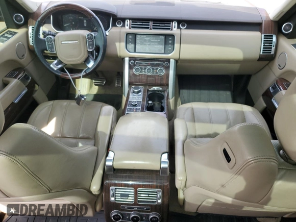 2014 Land Rover Range Rover HSE with VIN SALGS2WF1EA189350, listed as a Copart auction lot 55847345 with 114,410 mi miles and Clean Title. Bid and sale history available at DreamBid. Image 8.