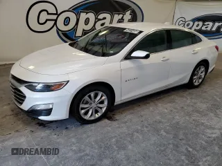 2025 Chevrolet Malibu LT with VIN 1G1ZD5ST7SF127949, listed as a Copart auction lot 54221485 with 17,587 mi miles and Salvage Title. Bid and sale history available at DreamBid. Image 1.