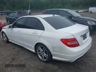2013 Mercedes-Benz C 300 Sport with VIN WDDGF8AB2DR247992, listed as a IAAI auction lot 42484654 with 102,736 mi miles and . Bid and sale history available at DreamBid. Image 3.