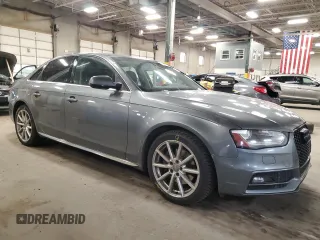 2015 Audi A4 Premium with VIN WAUBFAFL1FN013864, listed as a Copart auction lot 51519275 with 106,232 mi miles and Salvage Title. Bid and sale history available at carsss.com. Image 4.