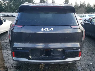 2024 Kia EV9 GT-Line with VIN KNDAEFS54R6045163, listed as a Copart auction lot 86515344 with 0 mi miles and Salvage Title. Bid and sale history available at carsss.com. Image 6.