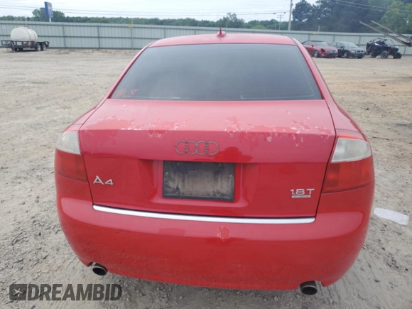 2005 Audi A4 SE с VIN WAULC68E35A068735, выставлен на аукционе Copart как лот 55975355 с пробегом 146 463 миль миль и Списание • Salvage title. История ставок и продаж доступна на DreamBid. Изображение 6.