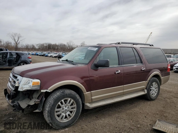 2011 Ford Expedition Max XLT with VIN 1FMJK1J51BEF07148, listed as a Copart auction lot 49863435 with 178,311 mi miles and Salvage title. Bid and sale history available at DreamBid. Image 1.