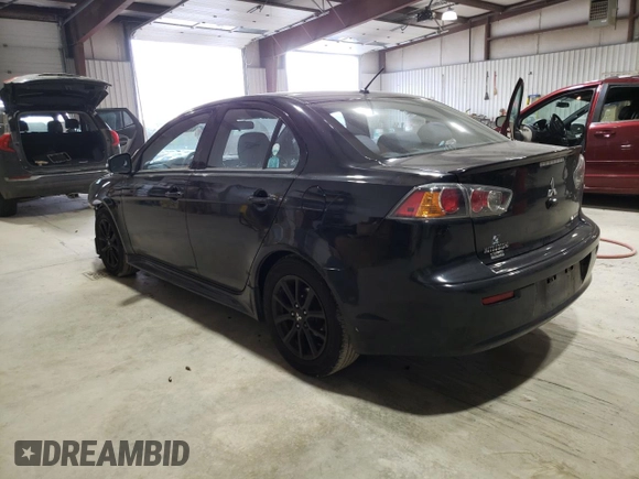 2017 Mitsubishi Lancer ES with VIN JA32U2FUXHU012727, listed as a Copart auction lot 76122994 with 75,380 mi miles and Salvage Title. Bid and sale history available at carsss.com. Image 2.