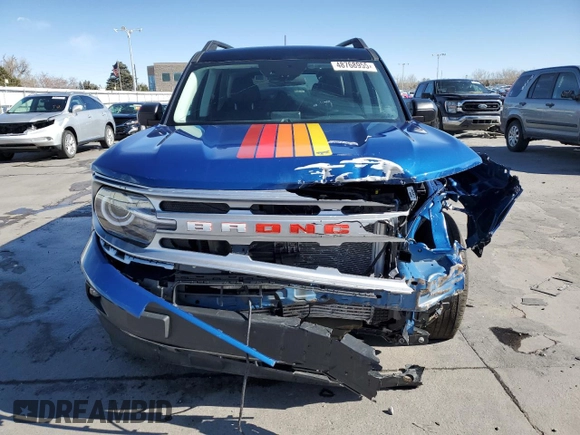 2024 Ford Bronco with VIN 3FMCR9K65RRF36699, listed as a Copart auction lot 48768955 with 10,050 mi miles and Salvage title. Bid and sale history available at DreamBid. Image 5.